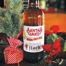 Bottle of naked flock