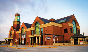 photo of the Albany-Rensselaer train station building