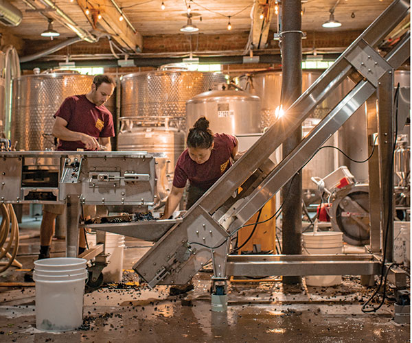 winemaking at City WInery