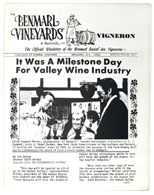 vintage b/w newsletter