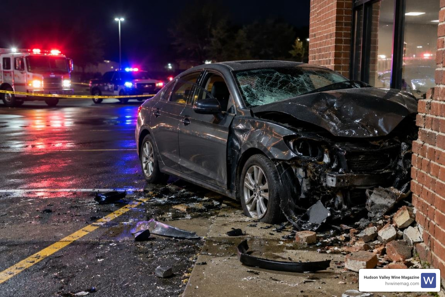 Strongsville crash scene aftermath